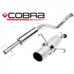 VC24 Cobra Sport Vauxhall Corsa C 1.2 & 1.4 Petrol (2000-06) Cat Back System (Resonated), Cobra Sport, VC24
